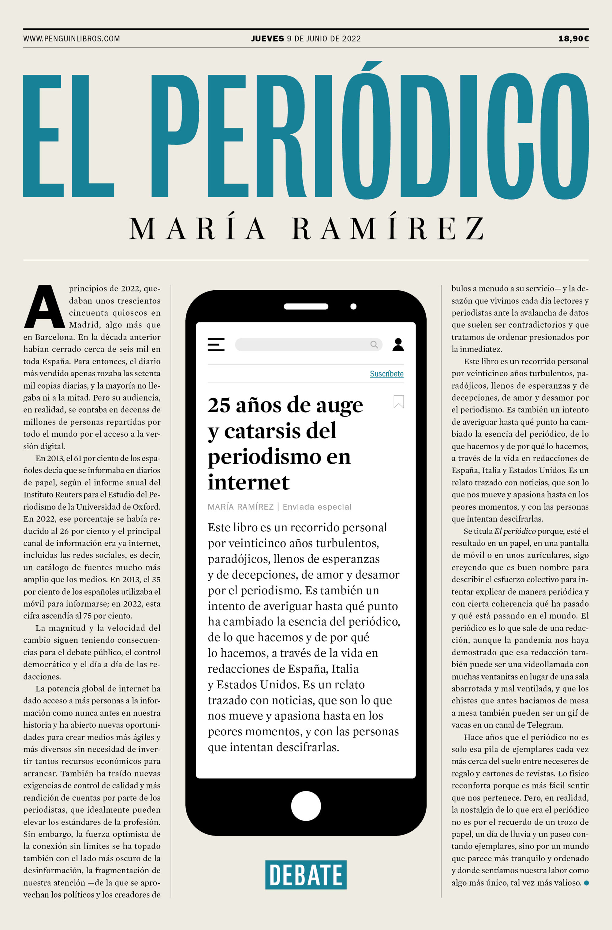 EL PERIÓDICO. 25 AÑOS DE AUGE Y CATARSIS DEL PERIODISMO EN INTERNET