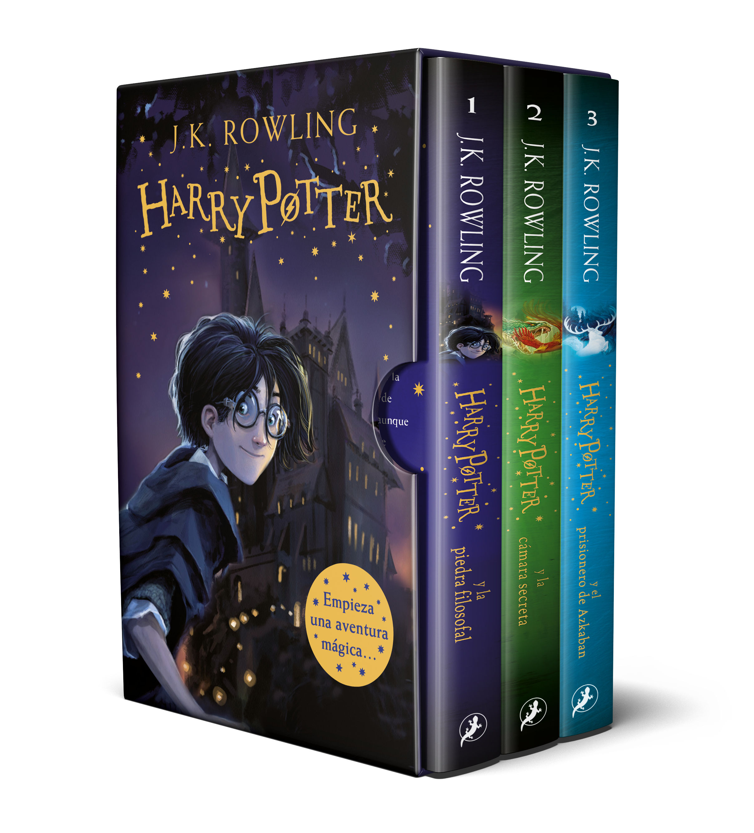 HARRY POTTER. EDICIÓN ESTUCHE CON LOS 3 PRIMEROS VOLÚMENES