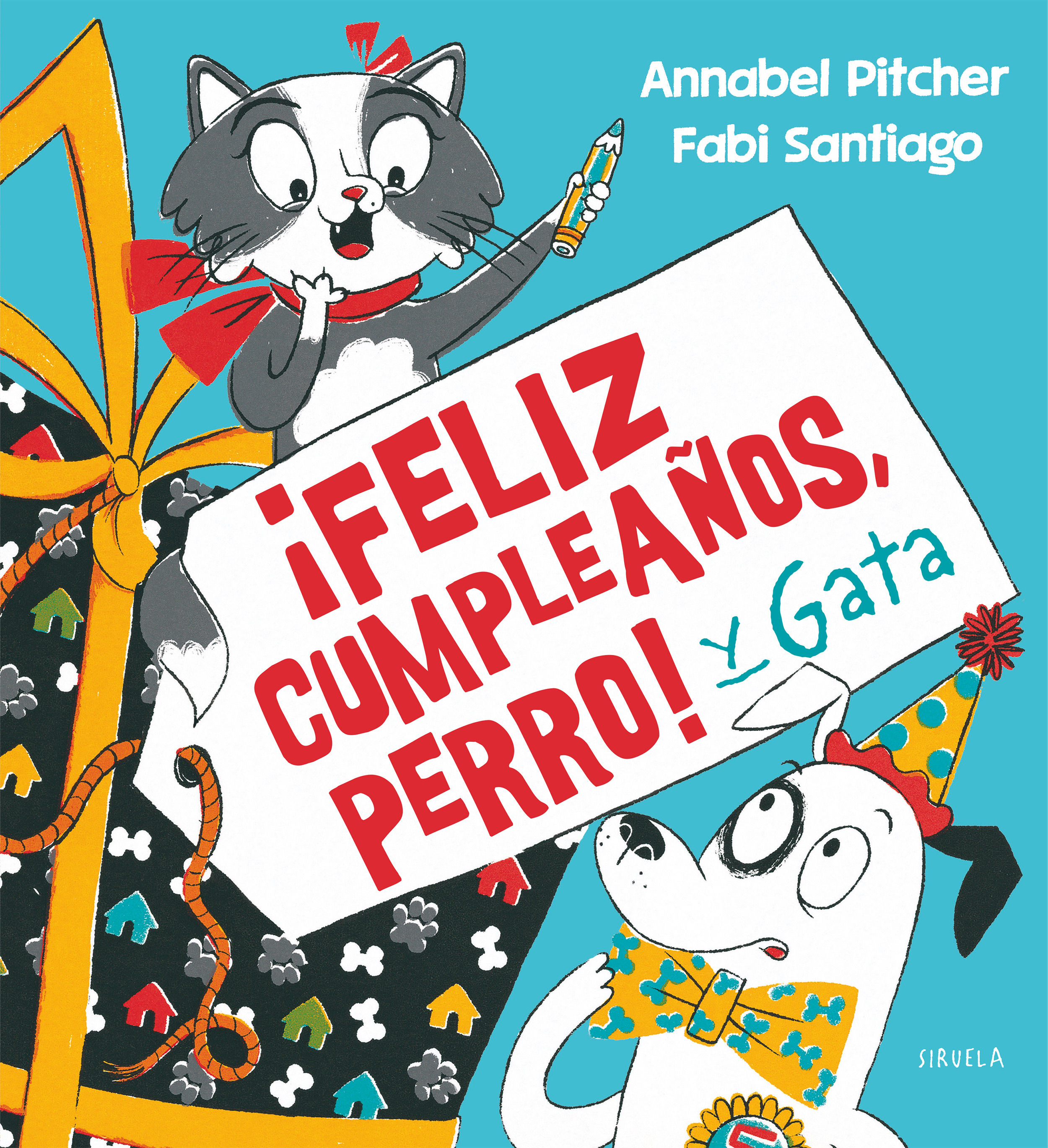 ¡FELIZ CUMPLEAÑOS, PERRO! Y GATA. 