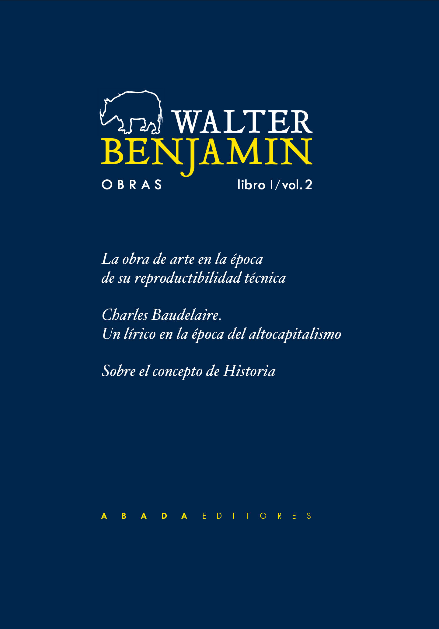 WALTER BENJAMIN OBRAS LIBRO I ; VOL. 2