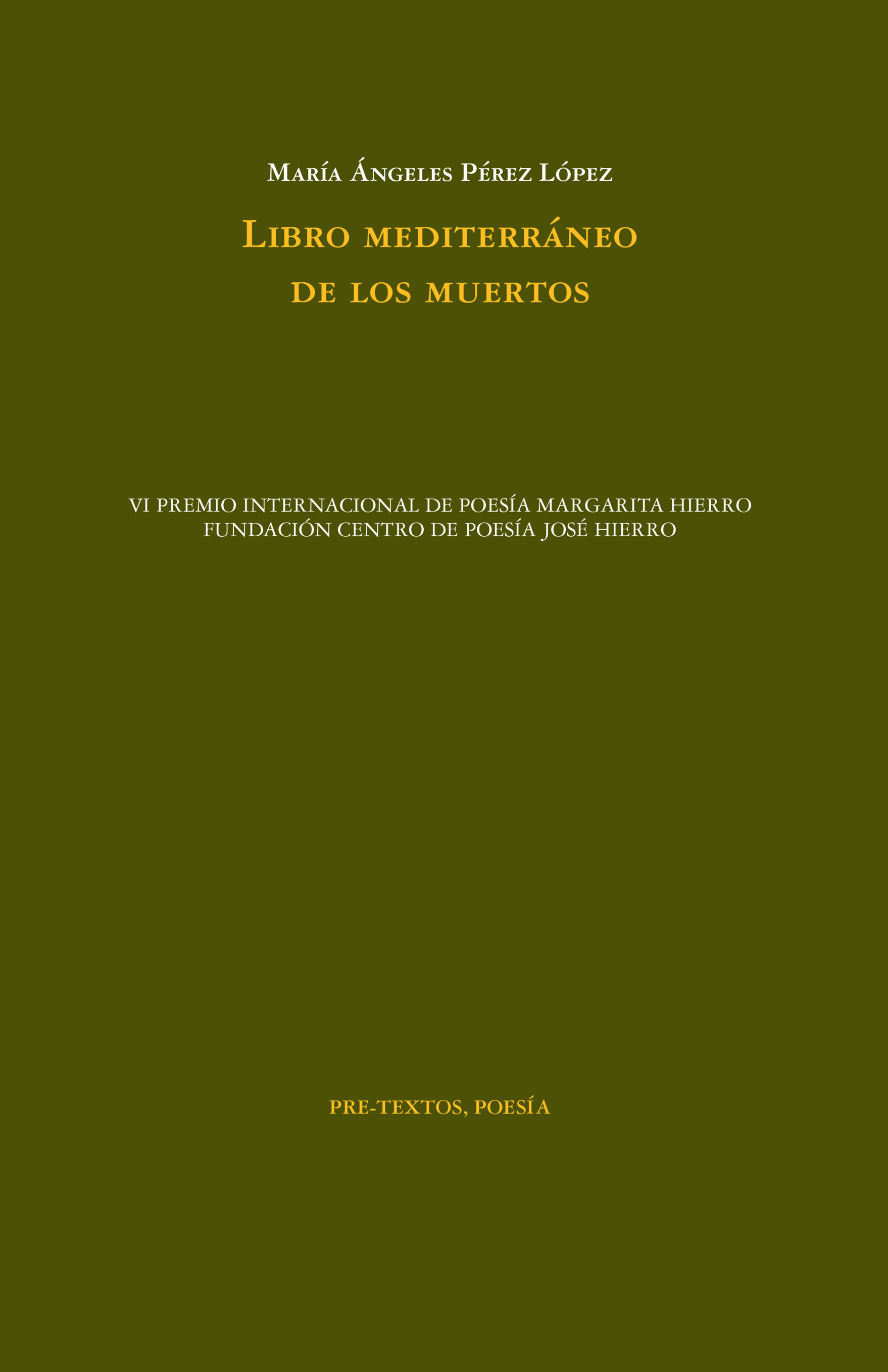 LIBRO MEDITERRÁNEO DE LOS MUERTOS. 