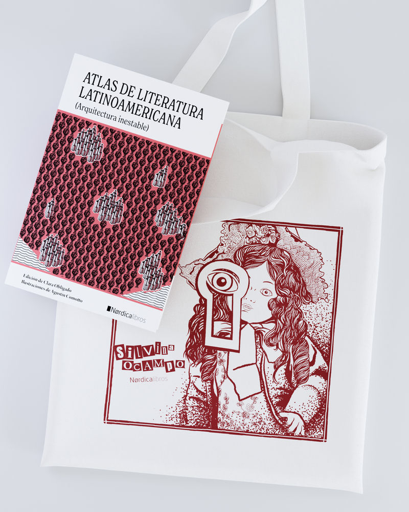 PACK ATLAS DE LITERATURA LATINOAMERICANA Y BOLSA SILVINA OCAMPO. 