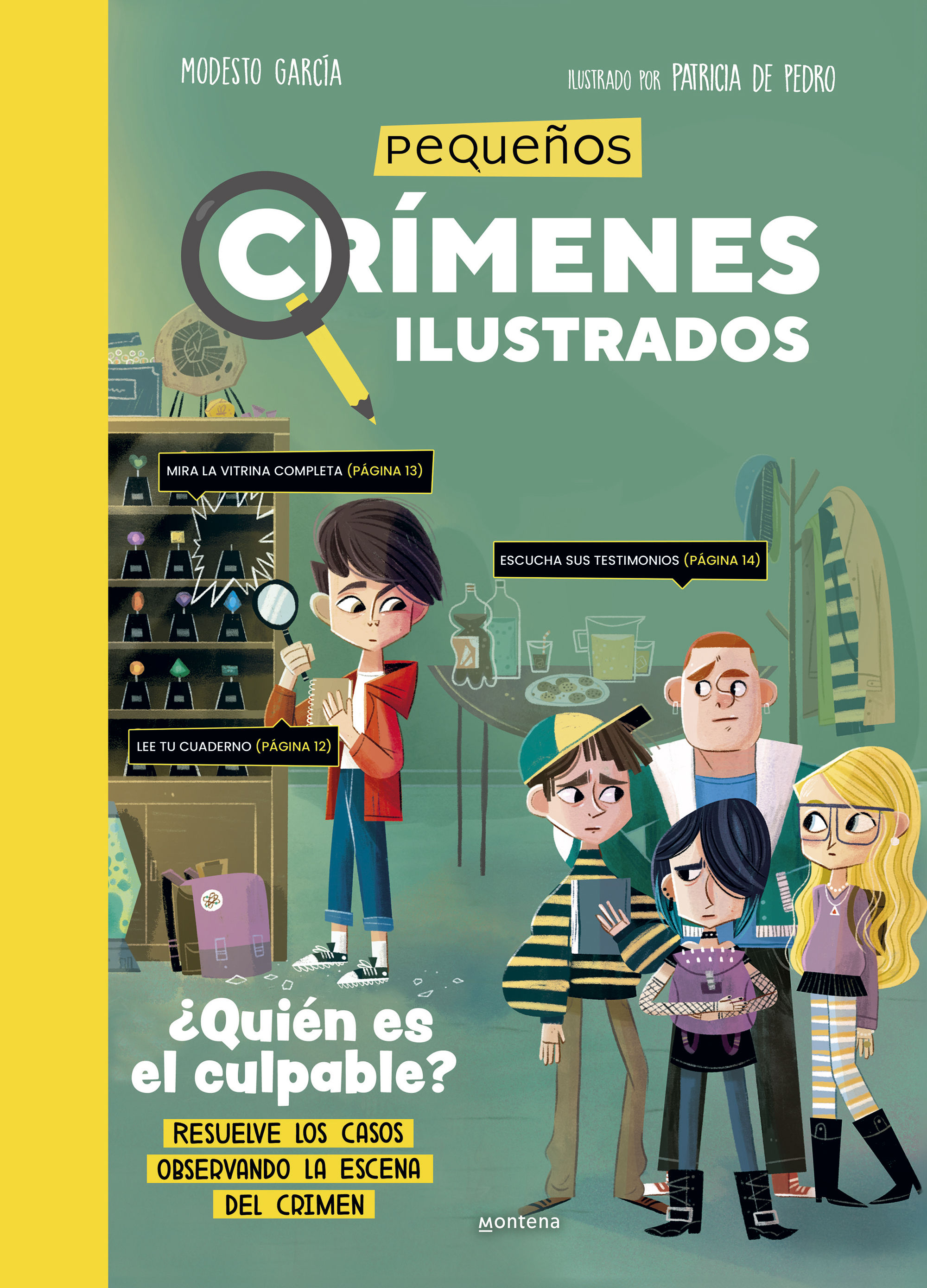 PEQUEÑOS CRÍMENES ILUSTRADOS. ¿QUIÉN ES EL CULPABLE? RESUELVE LOS CASOS OBSERVANDO LA ESCENA DEL CRIMEN