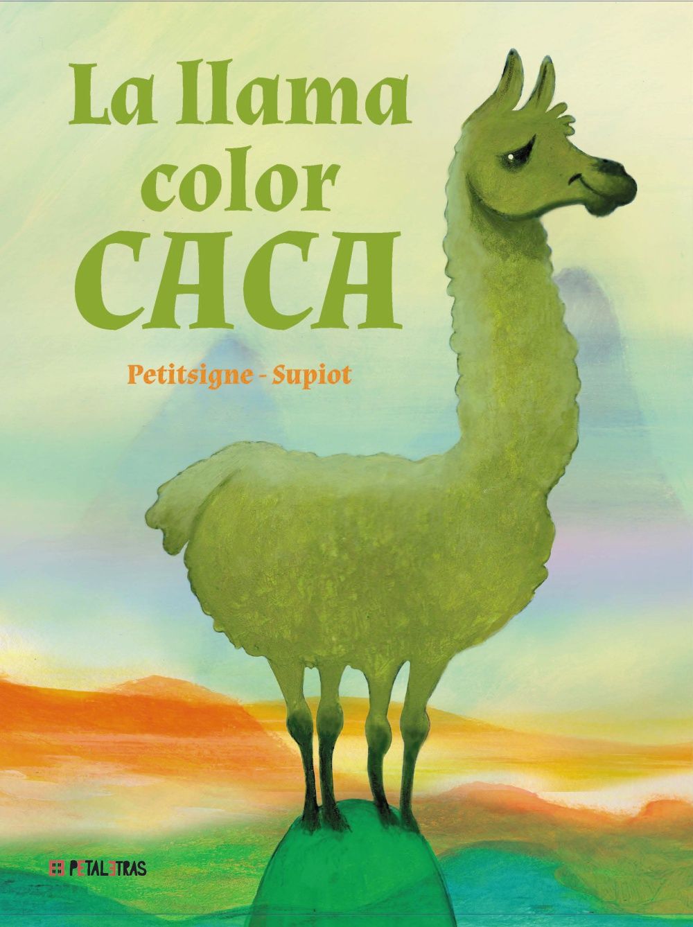 LA LLAMA COLOR CACA. 