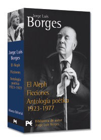 ESTUCHE - J. L.  BORGES. EL ALEPH - FICCIONES - ANTOLOGÍA POÉTICA