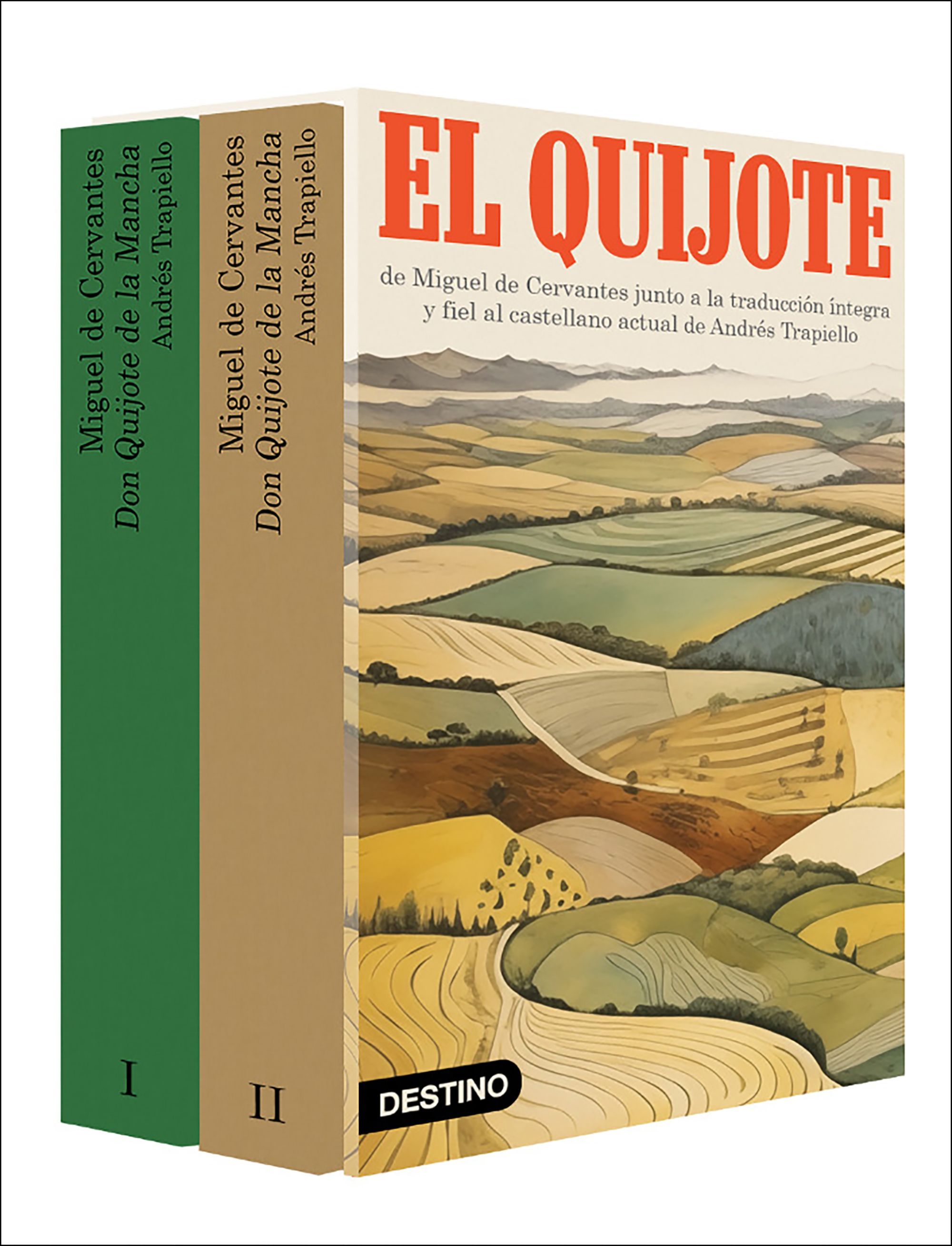 DON QUIJOTE DE LA MANCHA. ORIGINAL DE CERVANTES Y TRADUCCIÓN ÍNTEGRA Y FIEL DE ANDRÉS TRAPIELLO AL CASTELL