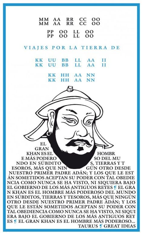 VIAJES POR LA TIERRA DE KUBLAI KHAN (SERIE GREAT IDEAS 4)