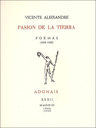 PASIÓN DE LA TIERRA. 