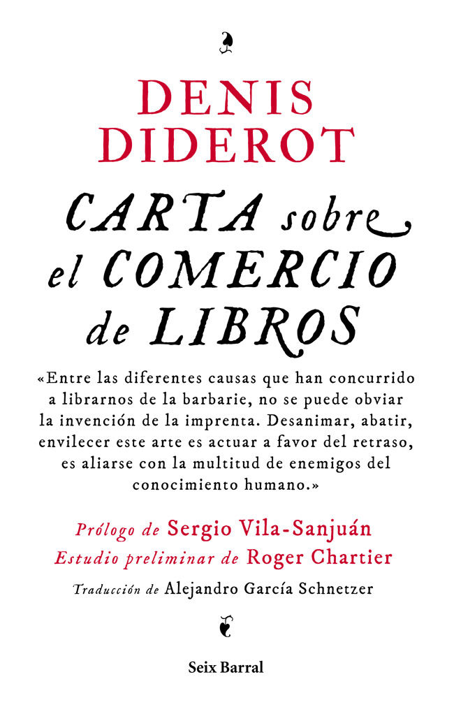 CARTA SOBRE EL COMERCIO DE LIBROS. 