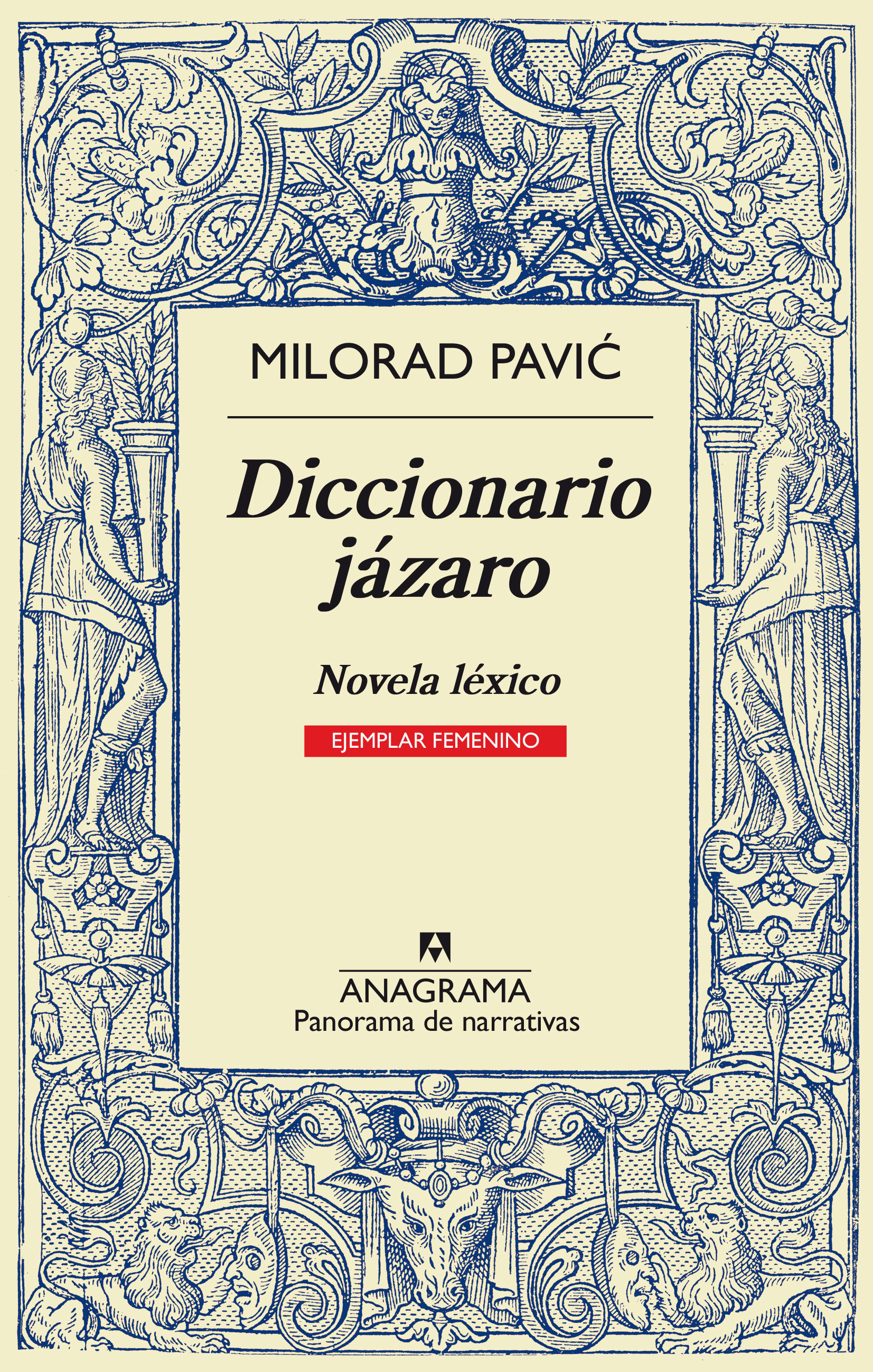 DICCIONARIO JÁZARO (EJEMPLAR FEMENINO). NOVELA LÉXICO