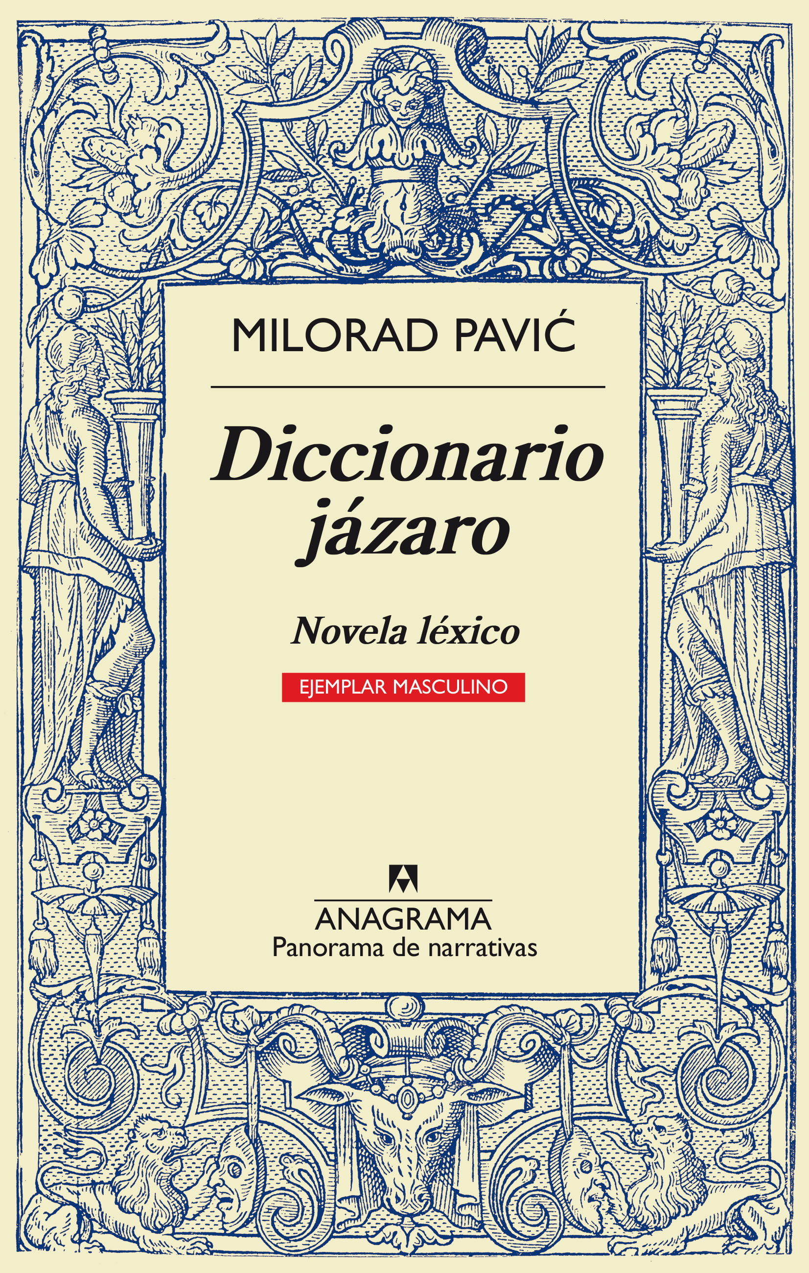 DICCIONARIO JÁZARO (EJEMPLAR MASCULINO). NOVELA LÉXICO