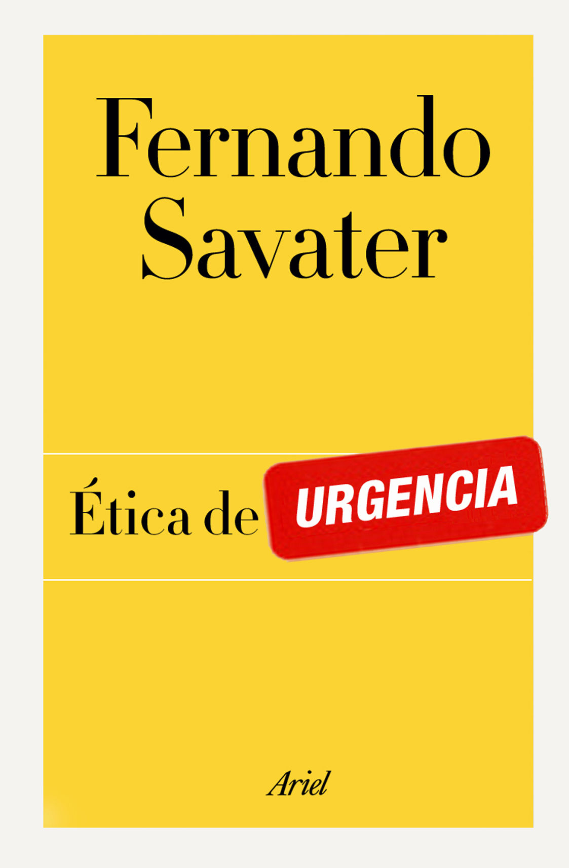 ÉTICA DE URGENCIA.