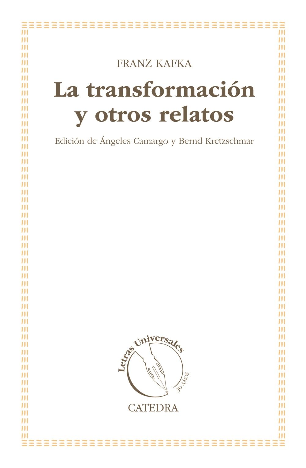 LA TRANSFORMACIÓN Y OTROS RELATOS