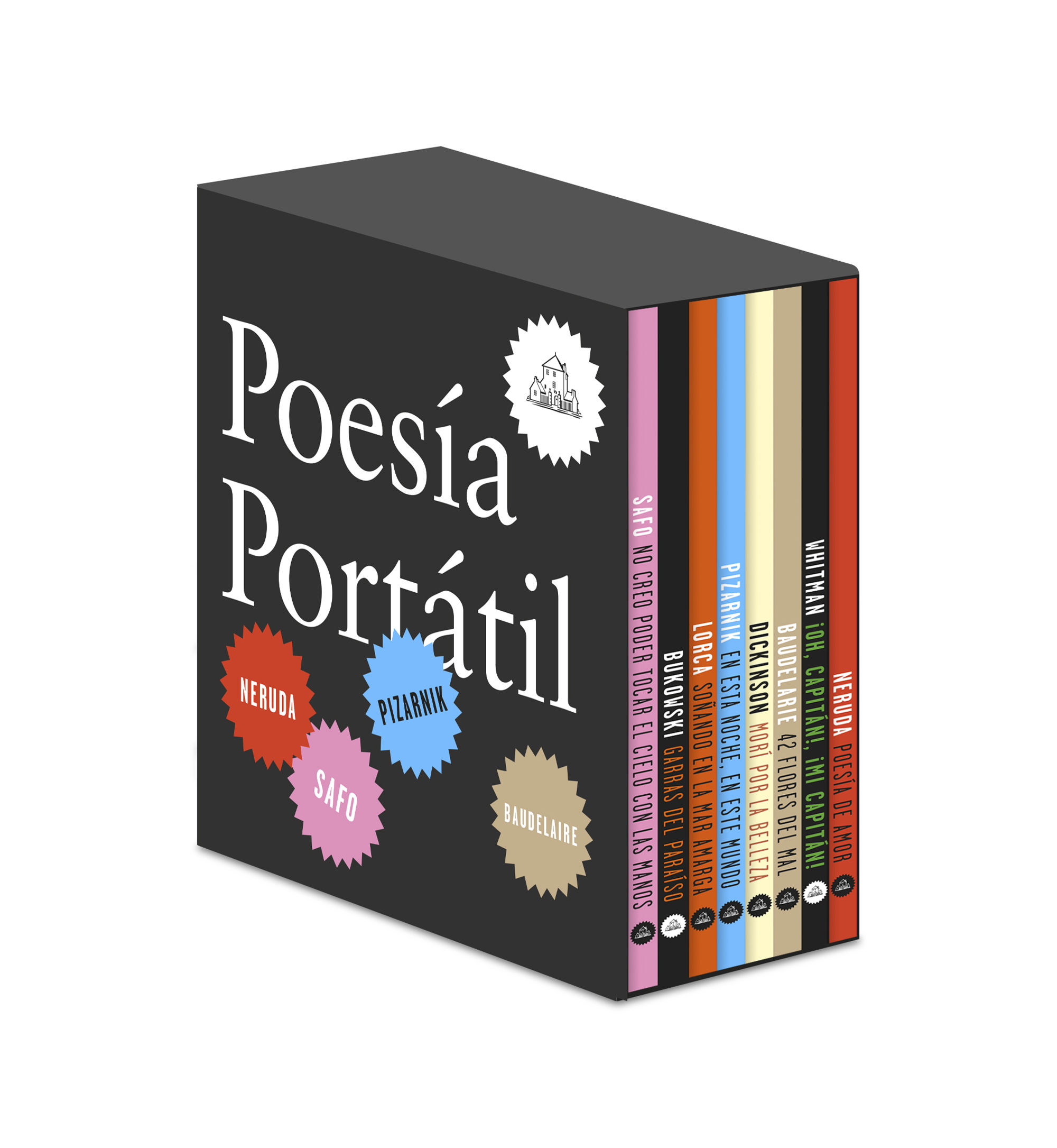 POESÍA PORTÁTIL (EDICIÓN ESTUCHE). WHITMAN  SAFO  DICKINSON  LORCA  BAUDELAIRE  CAVAFIS  RILKE  RIMBAUD