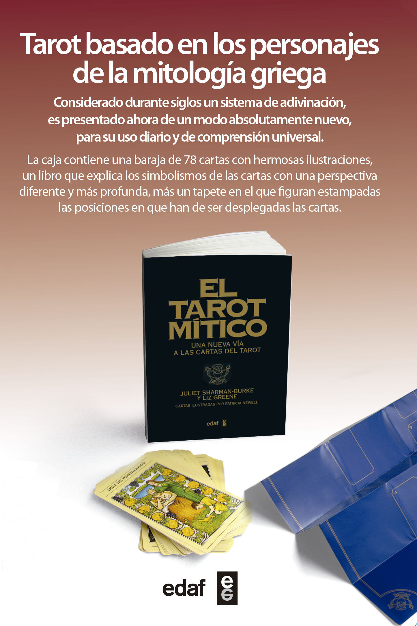 EL TAROT MÍTICO (LIBRO Y CARTAS). UNA NUEVA VÍA A LAS CARTAS DEL TAROT