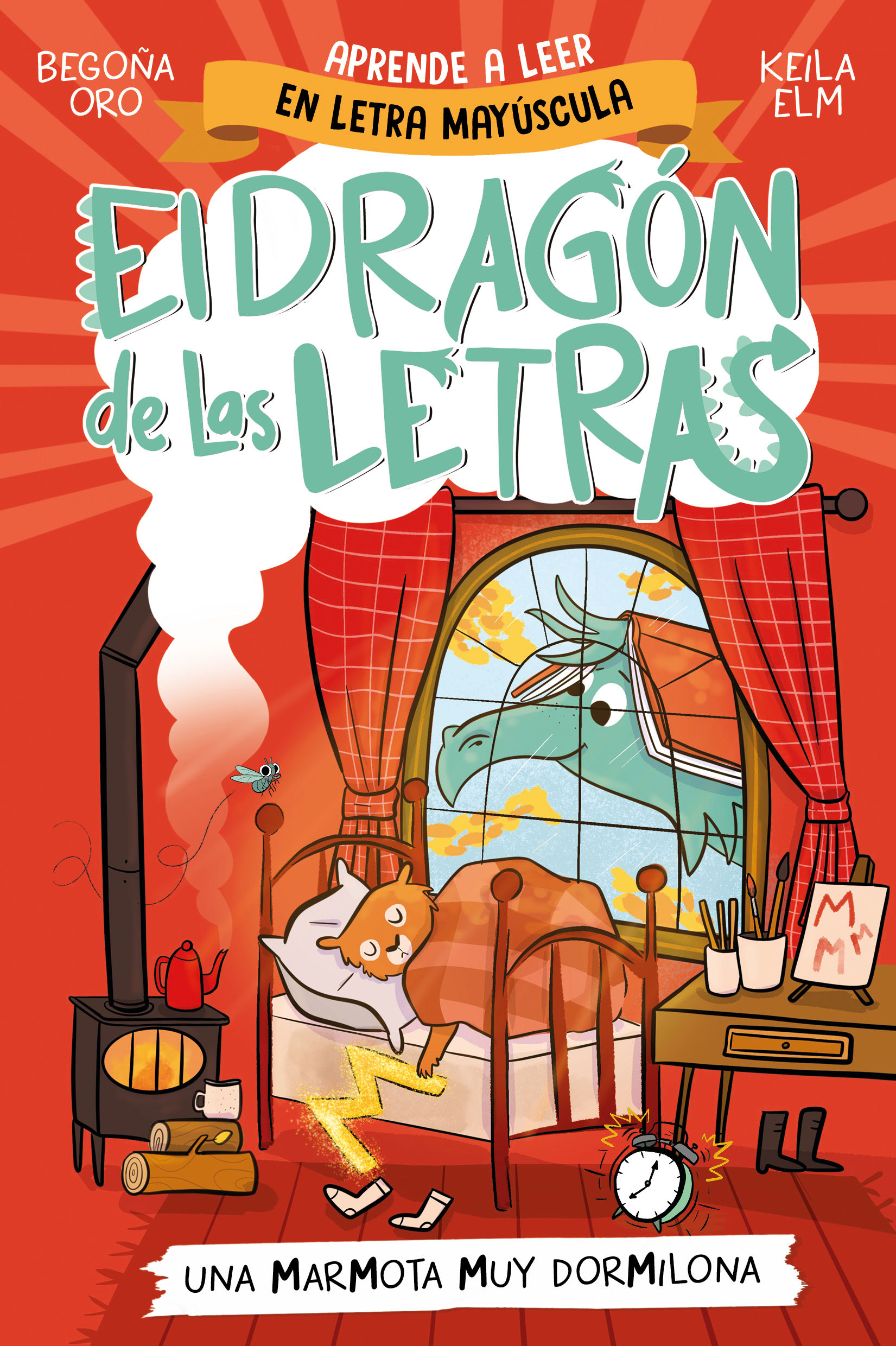 EL DRAGÓN DE LAS LETRAS 5 - UNA MARMOTA MUY DORMILONA. APRENDER A LEER CON MAYÚSCULAS (A PARTIR DE 5 AÑOS)