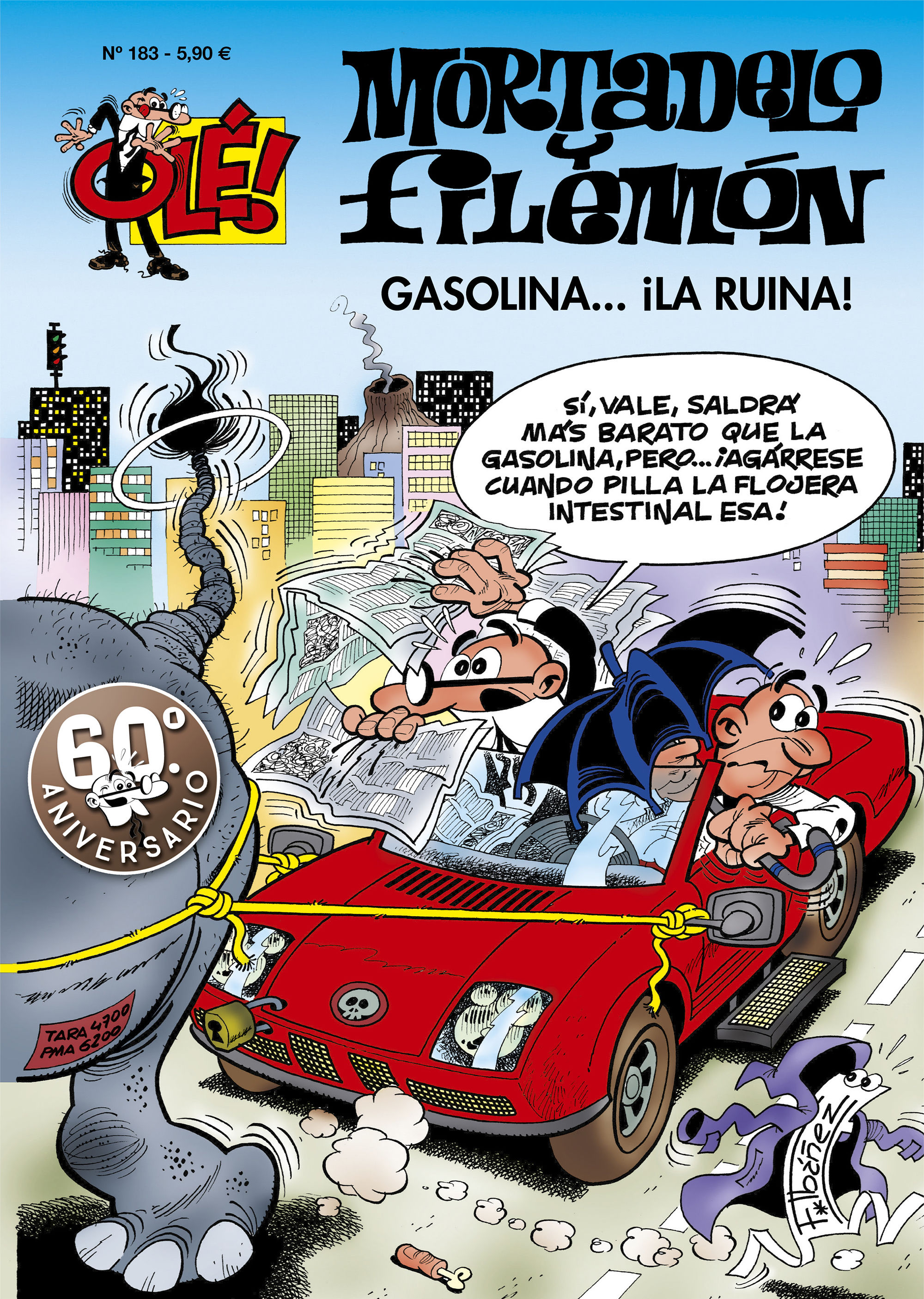 GASOLINA... ¡LA RUINA! (OLÉ! MORTADELO 183). 