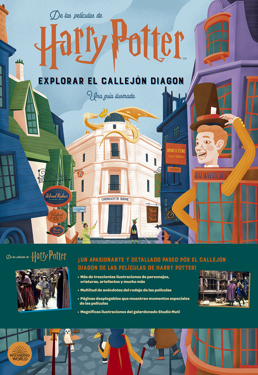 HARRY POTTER: EXPLORAR EL CALLEJÓN DIAGON. UNA GUÍA ILUSTRADA.