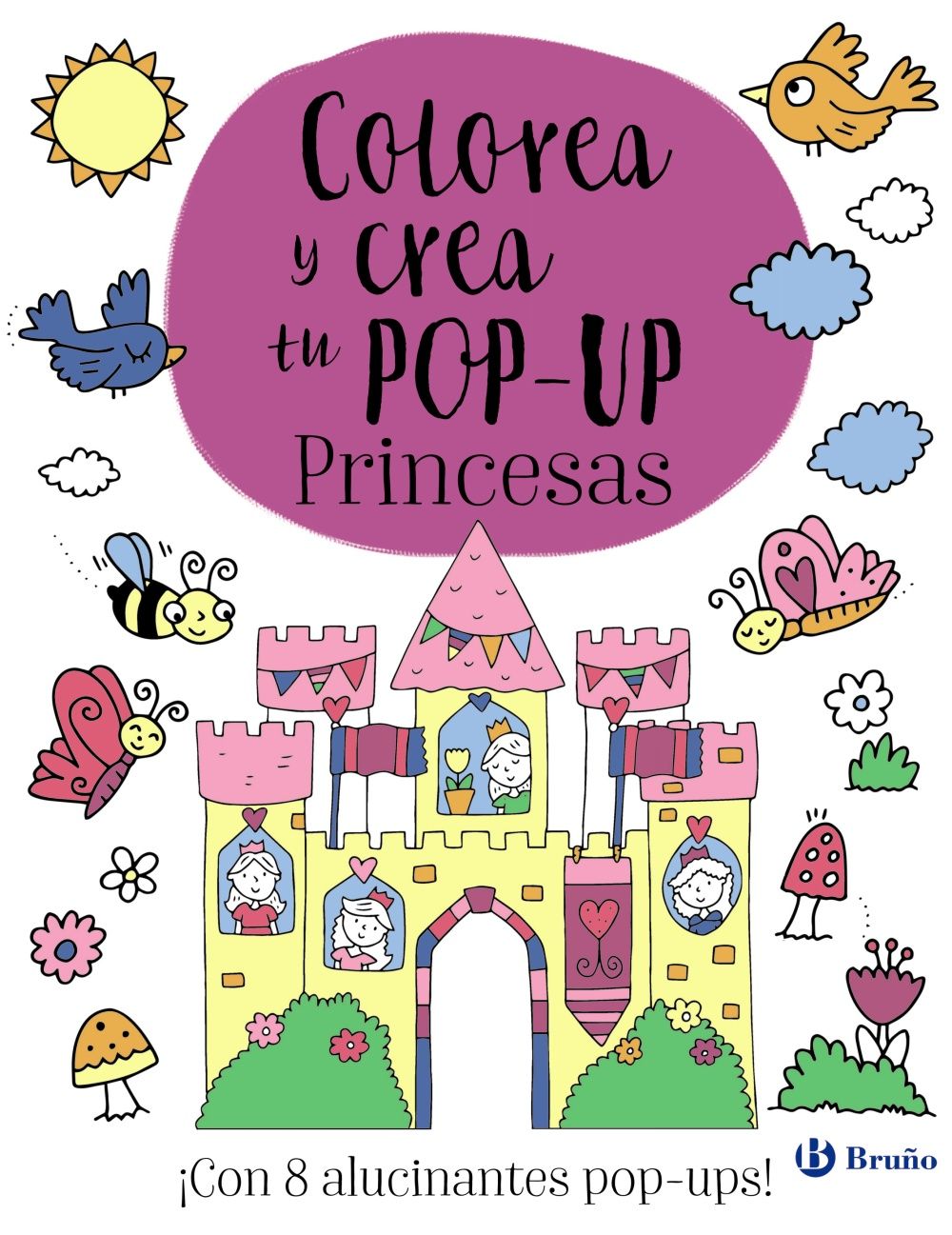 COLOREA Y CREA TU POP-UP PRINCESAS