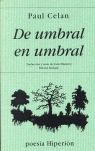 DE UMBRAL EN UMBRAL. POEMAS