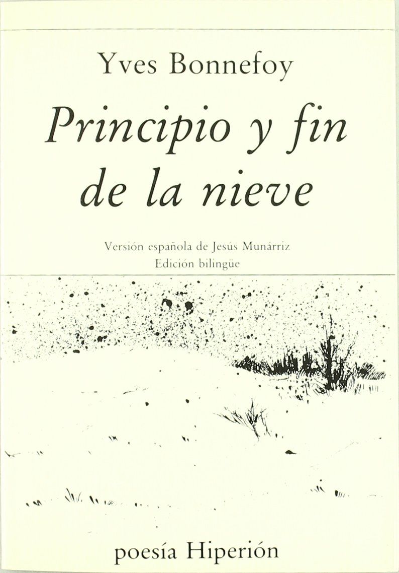 PRINCIPIO Y FIN DE LA NIEVE. 