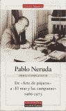 DE 'ARTE DE PÁJAROS' A 'EL MAR Y LAS CAMPANAS'