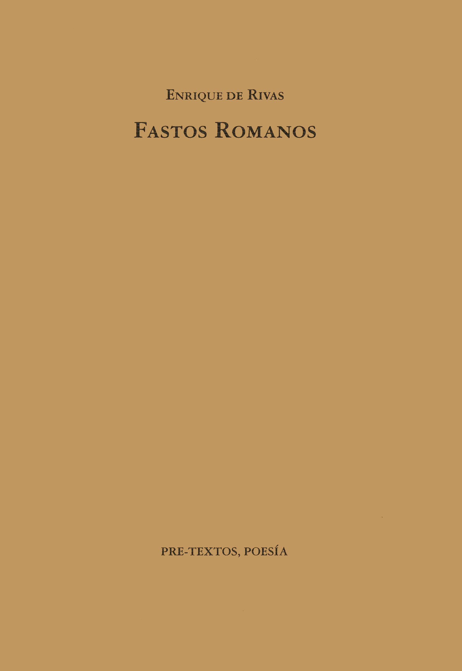 FASTOS ROMANOS.