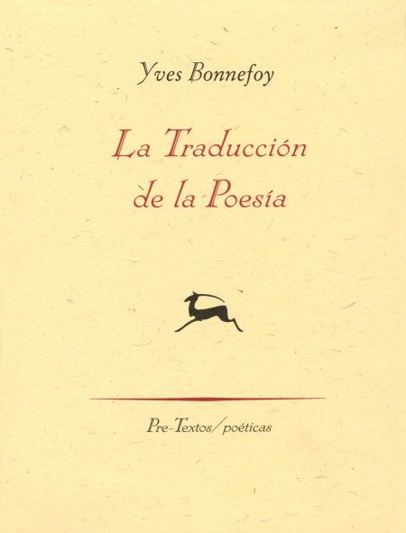 LA TRADUCCIÓN DE LA POESÍA