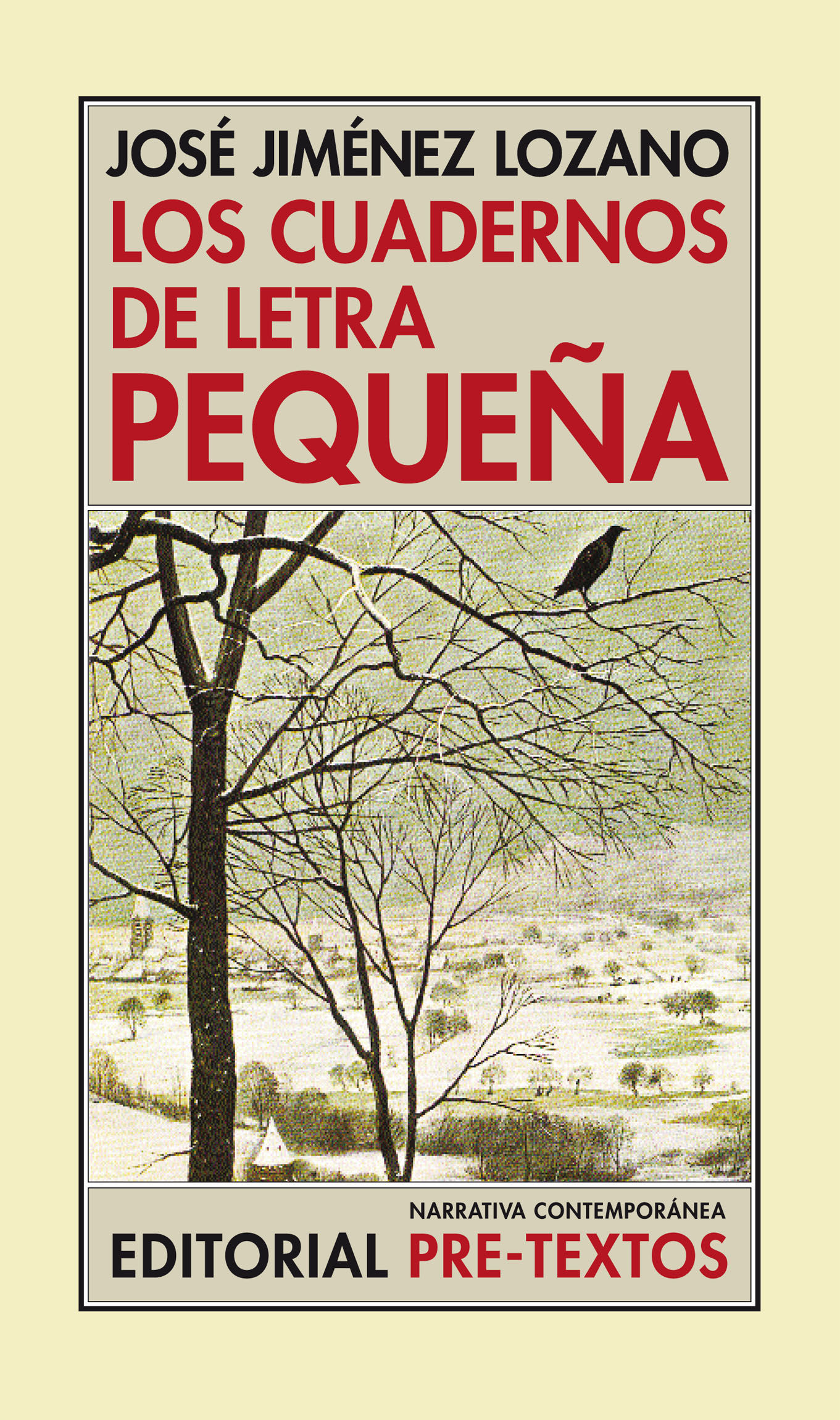 LOS CUADERNOS DE LETRA PEQUEÑA. 