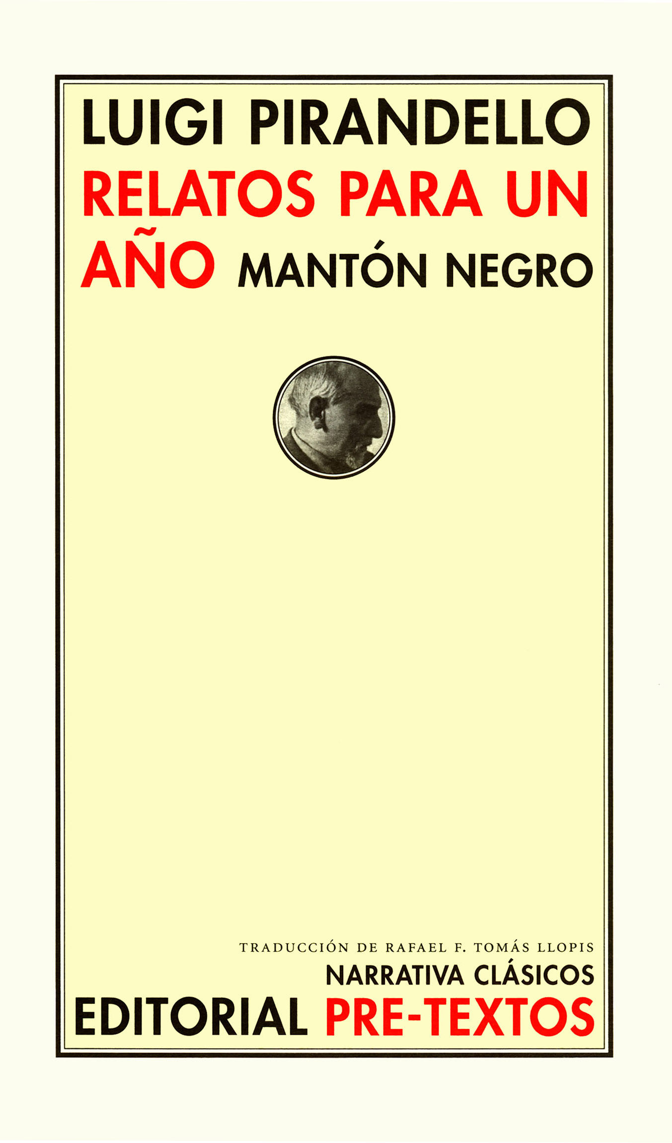 RELATOS PARA UN AÑO. MANTÓN NEGRO. 