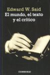 EL MUNDO, EL TEXTO Y EL CRÍTICO. 