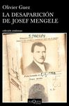 LA DESAPARICIÓN DE JOSEF MENGELE.