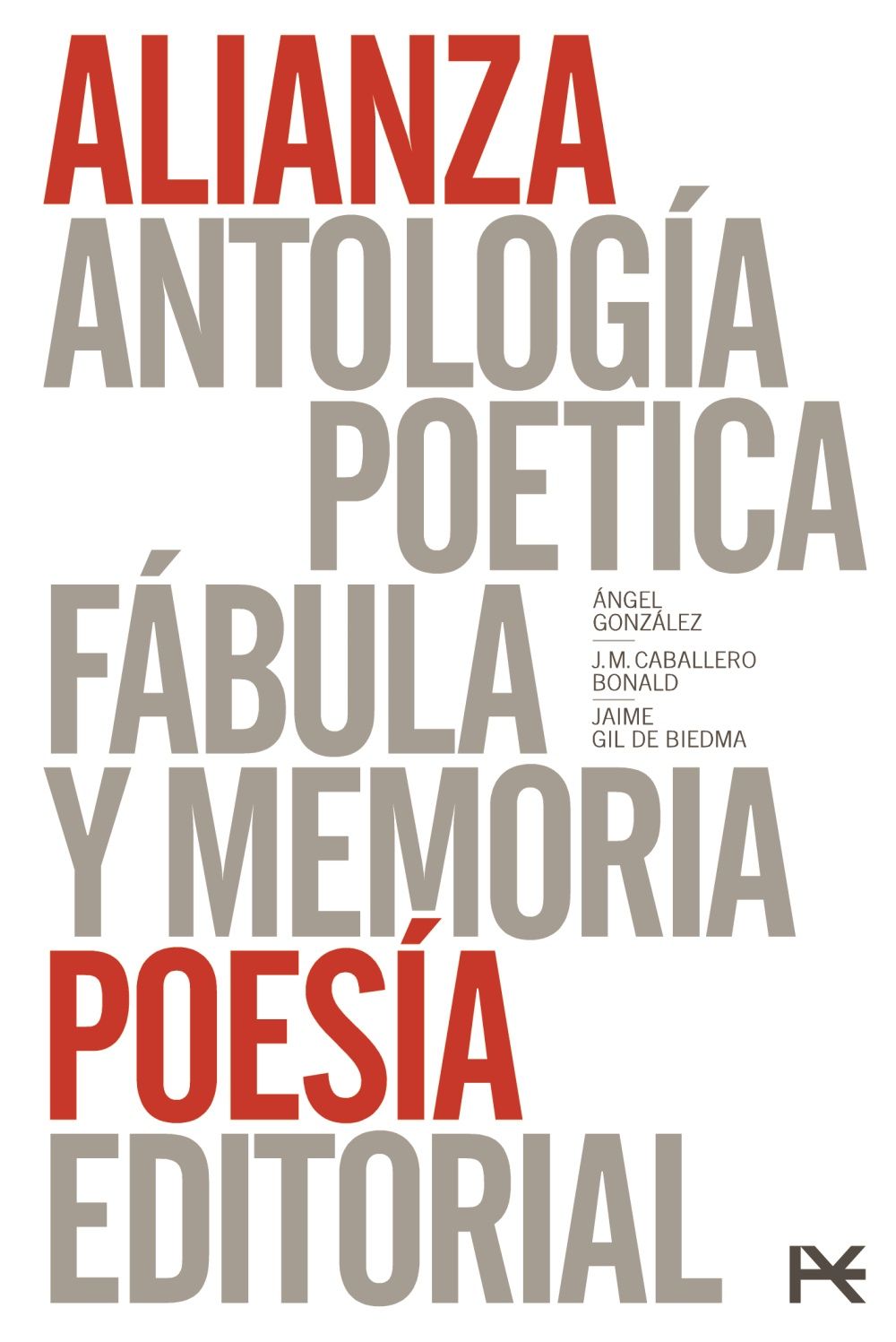 POESÍA (ESTUCHE). CABALLERO BONALD, GONZÁLEZ, GIL DE BIEDMA