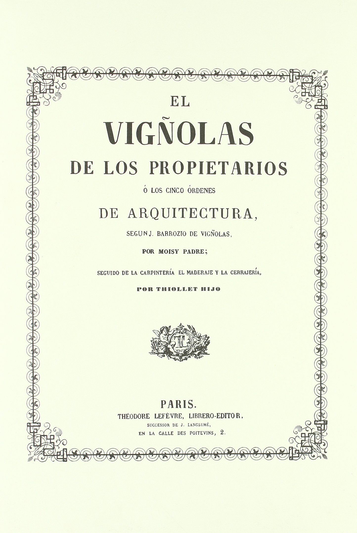 REGLA DE LAS CINCO ÓRDENES DE ARQUITECTURA