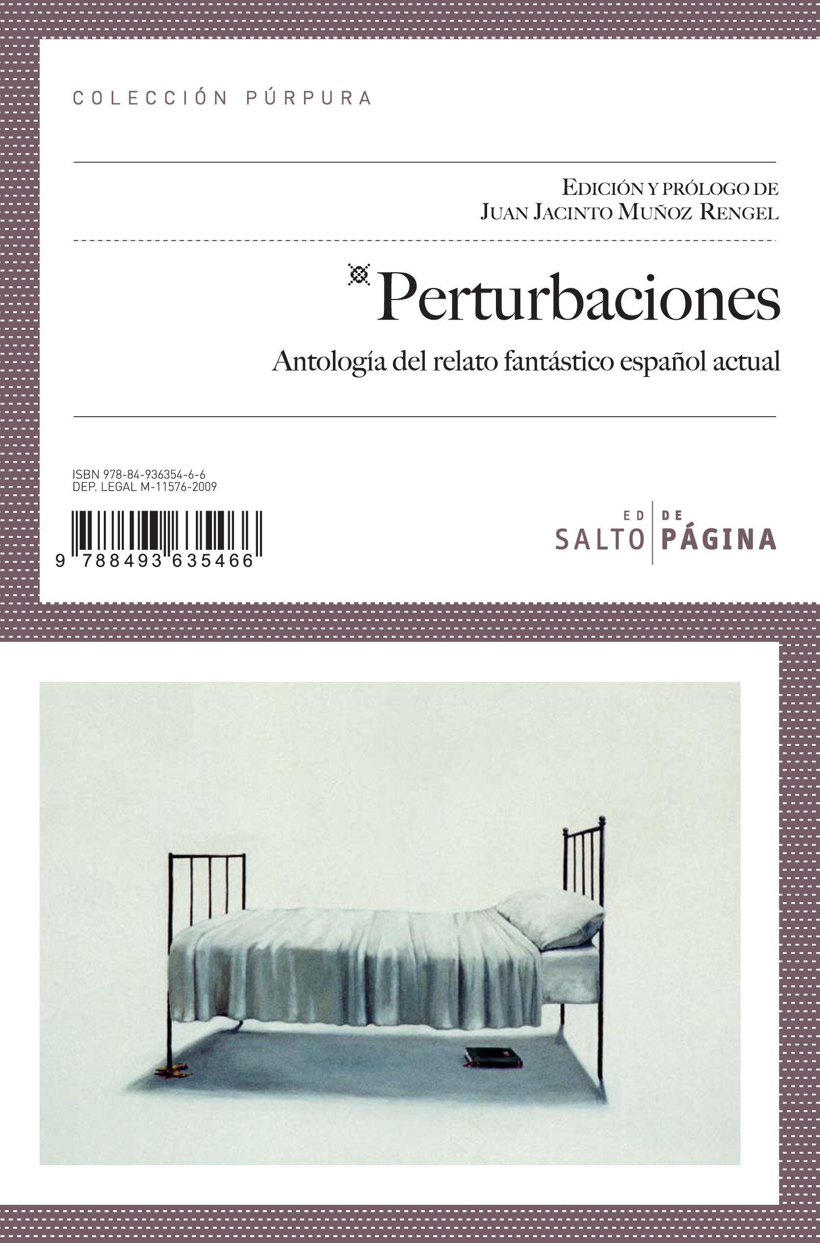 PERTURBACIONES. ANTOLOGÍA DEL RELATO FANTÁSTICO ESPAÑOL ACTUAL