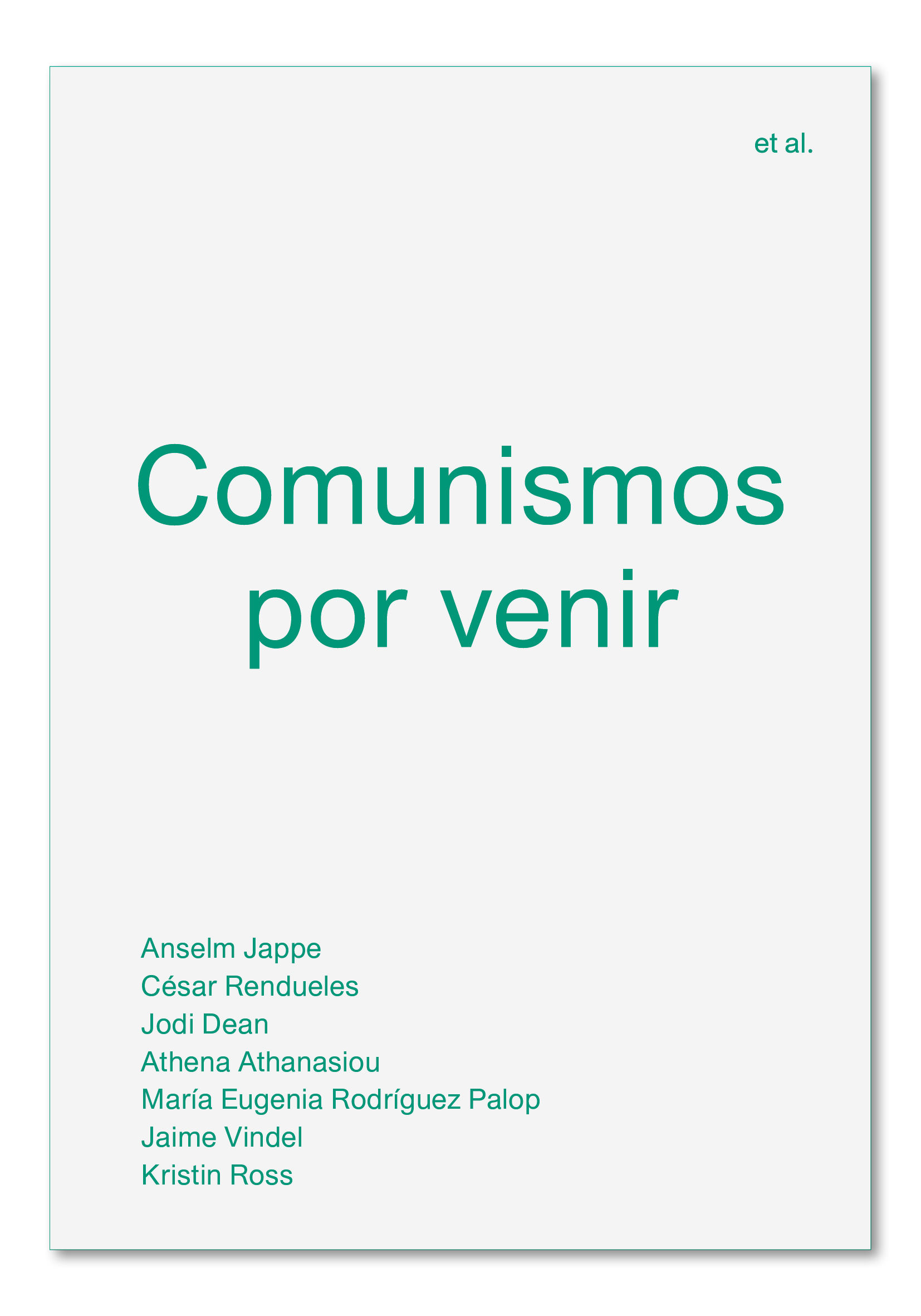 COMUNISMOS POR VENIR. 