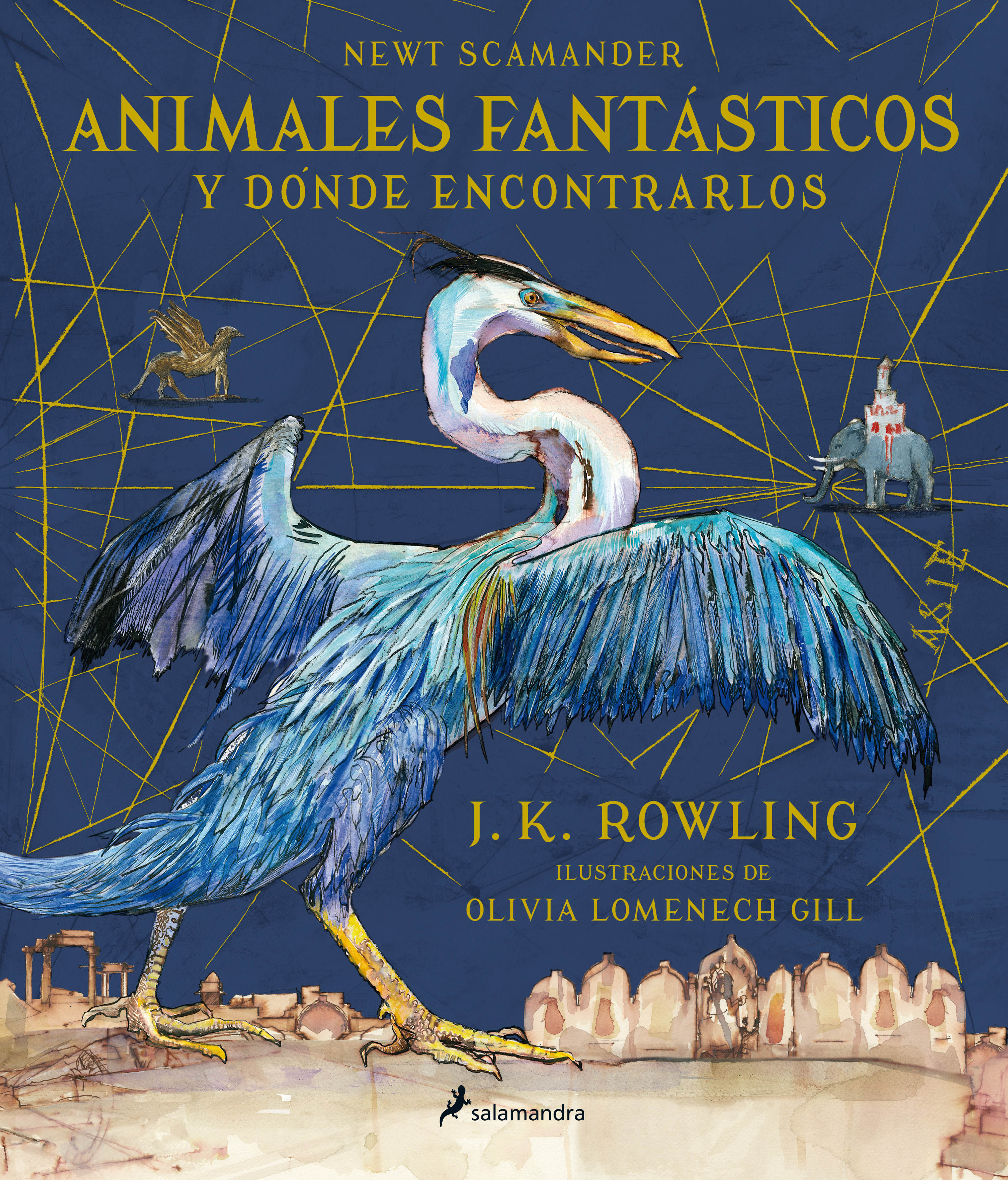 ANIMALES FANTÁSTICOS Y DÓNDE ENCONTRARLOS. UN LIBRO DE LA BIBLIOTECA DE HOGWARTS