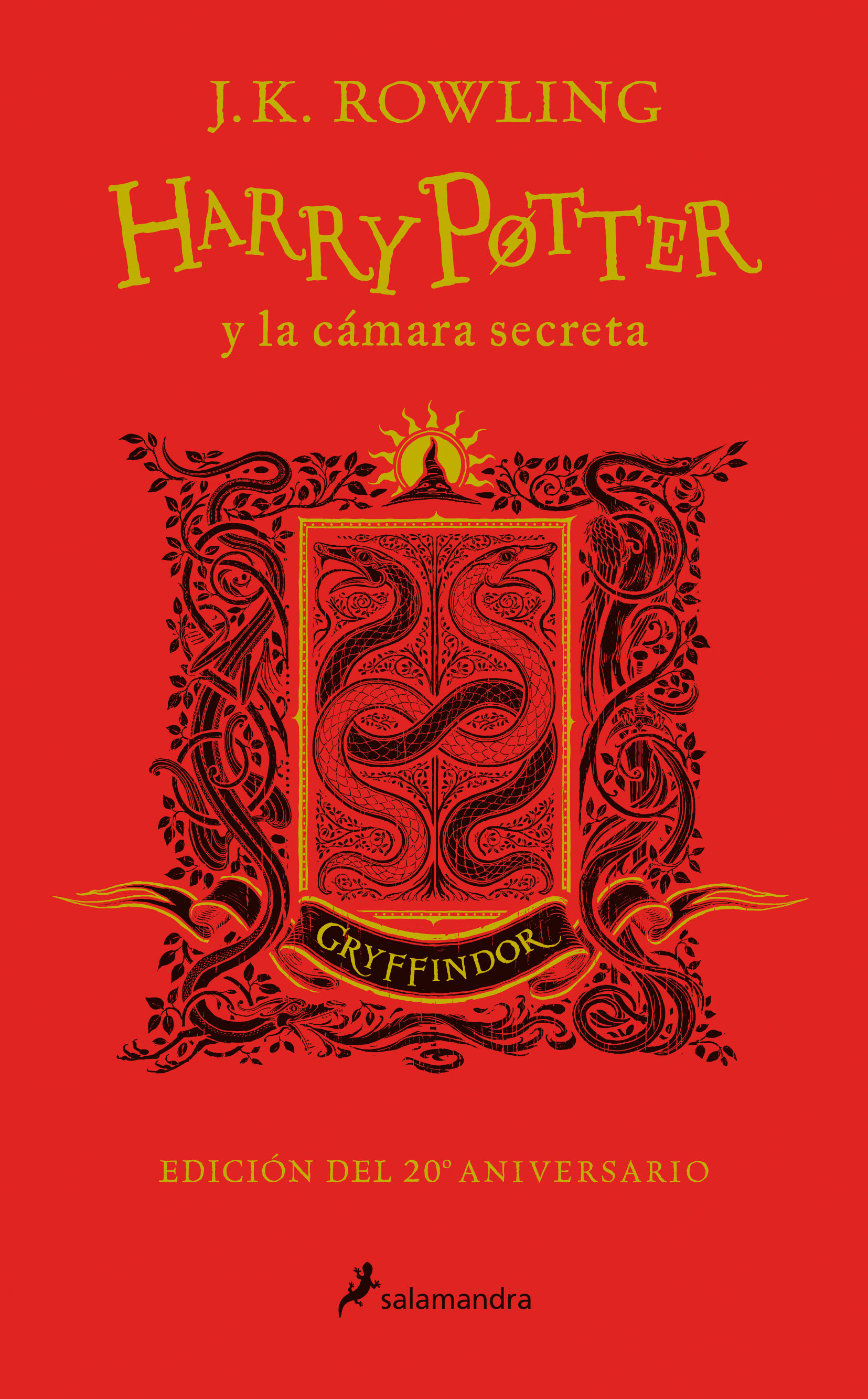 HARRY POTTER Y LA CÁMARA SECRETA (EDICIÓN GRYFFINDOR DEL 20º ANIVERSARIO) (HARRY. ROJO