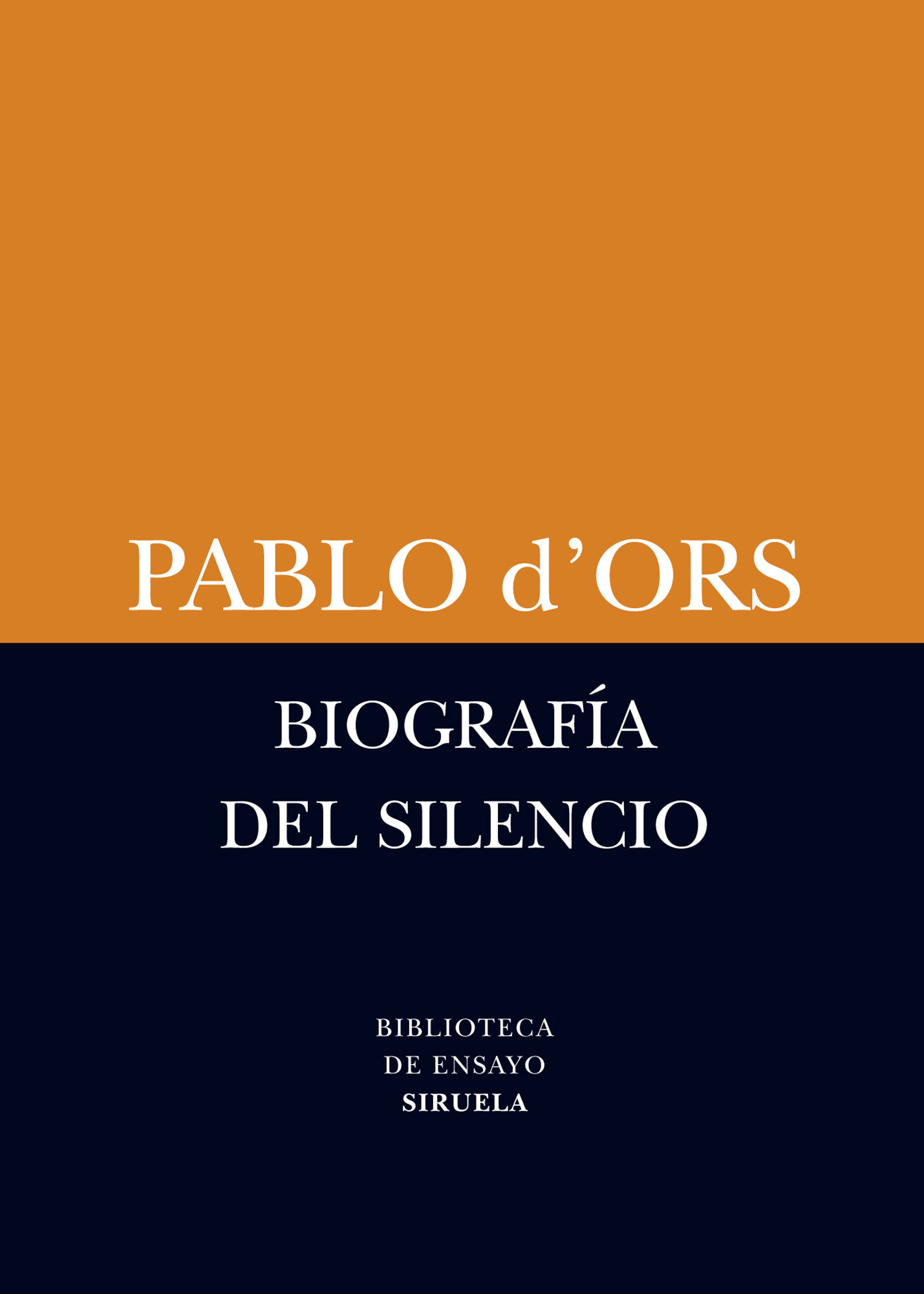 BIOGRAFÍA DEL SILENCIO. BREVE ENSAYO SOBRE MEDITACIÓN