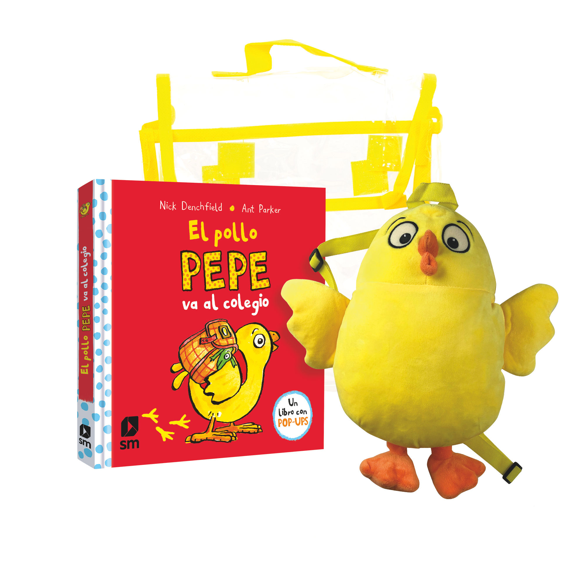 PACK DE EL POLLO PEPE VA AL COLEGIO.