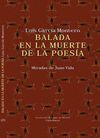 BALADA EN LA MUERTE DE LA POESÍA