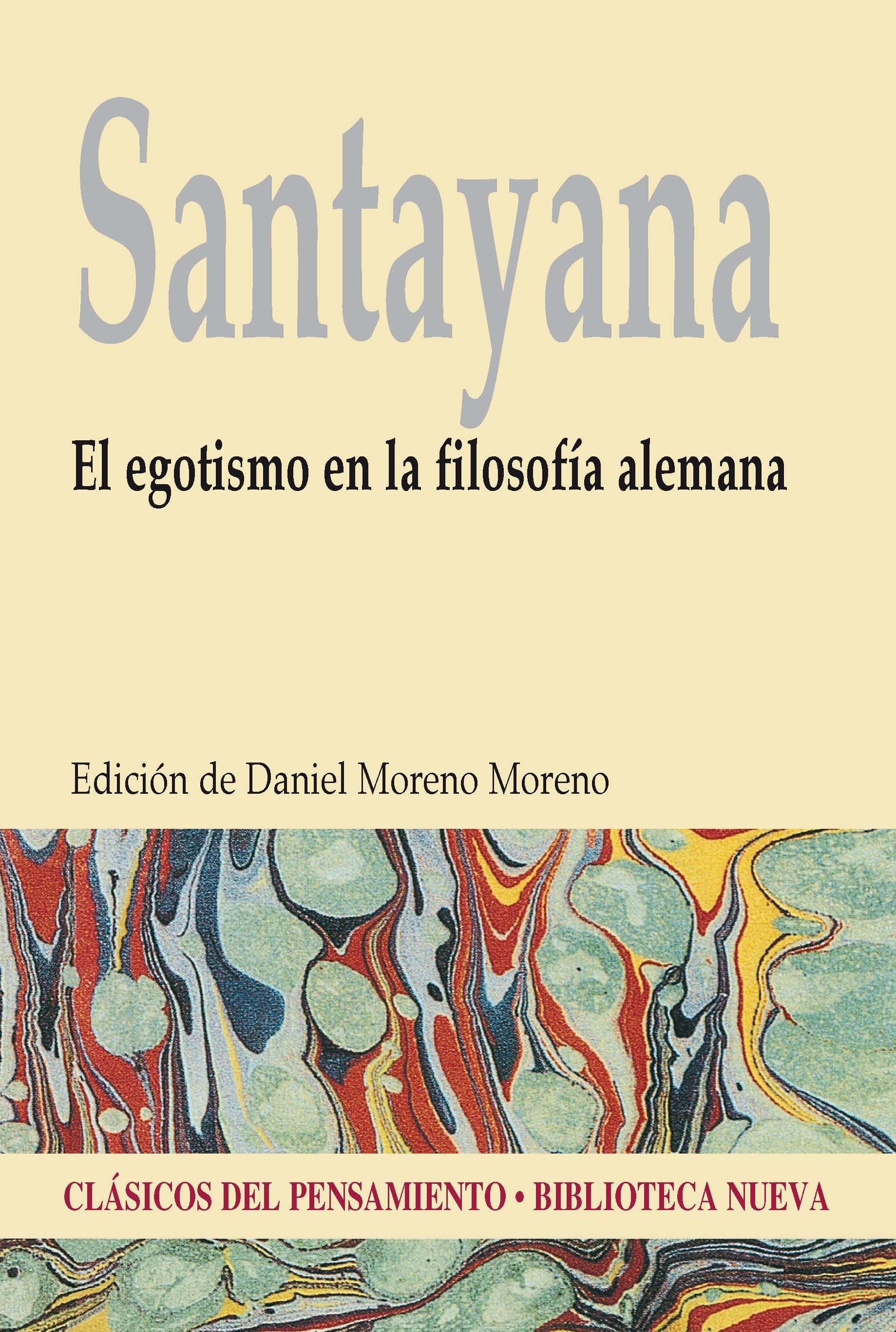 EL EGOTISMO EN LA FILOSOFÍA ALEMANA.