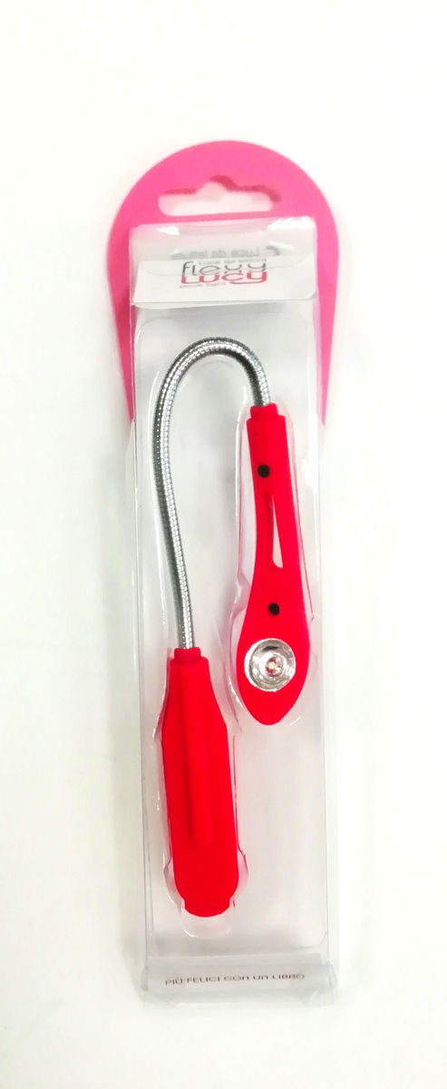 LÁMPARA DE LECTURA FLEXY ROJO