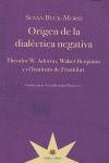 ORIGEN DE LA DIALÉCTICA NEGATIVA. THEODOR W. ADORNO, WALTER BENJAMIN Y EL INSTITUTO DE FRANKFURT