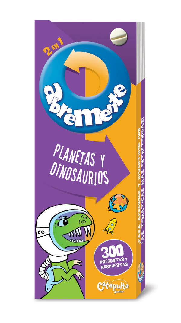 ABREMENTE 2 EN 1 - PLANETAS Y DINOSAURIOS. 